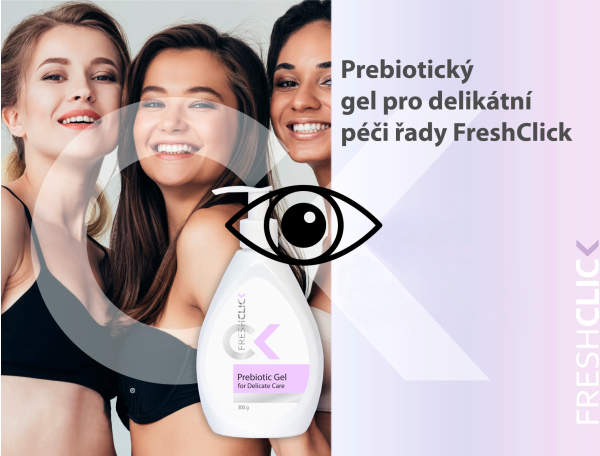 153_FreshClick jemný prebiotický gel pro intimní hygienu